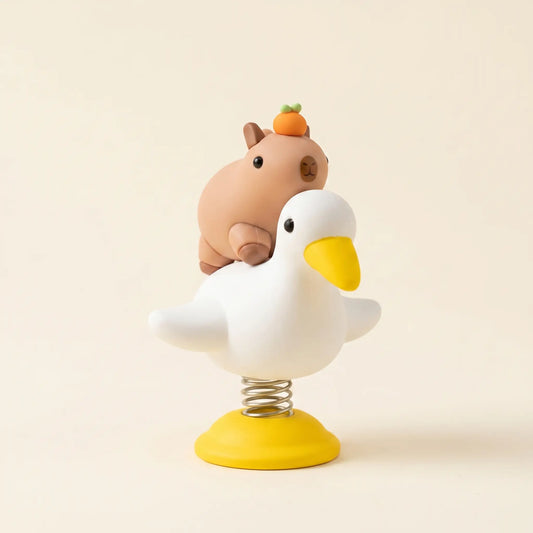 Wobble Buddy Capybara Spring Figurine