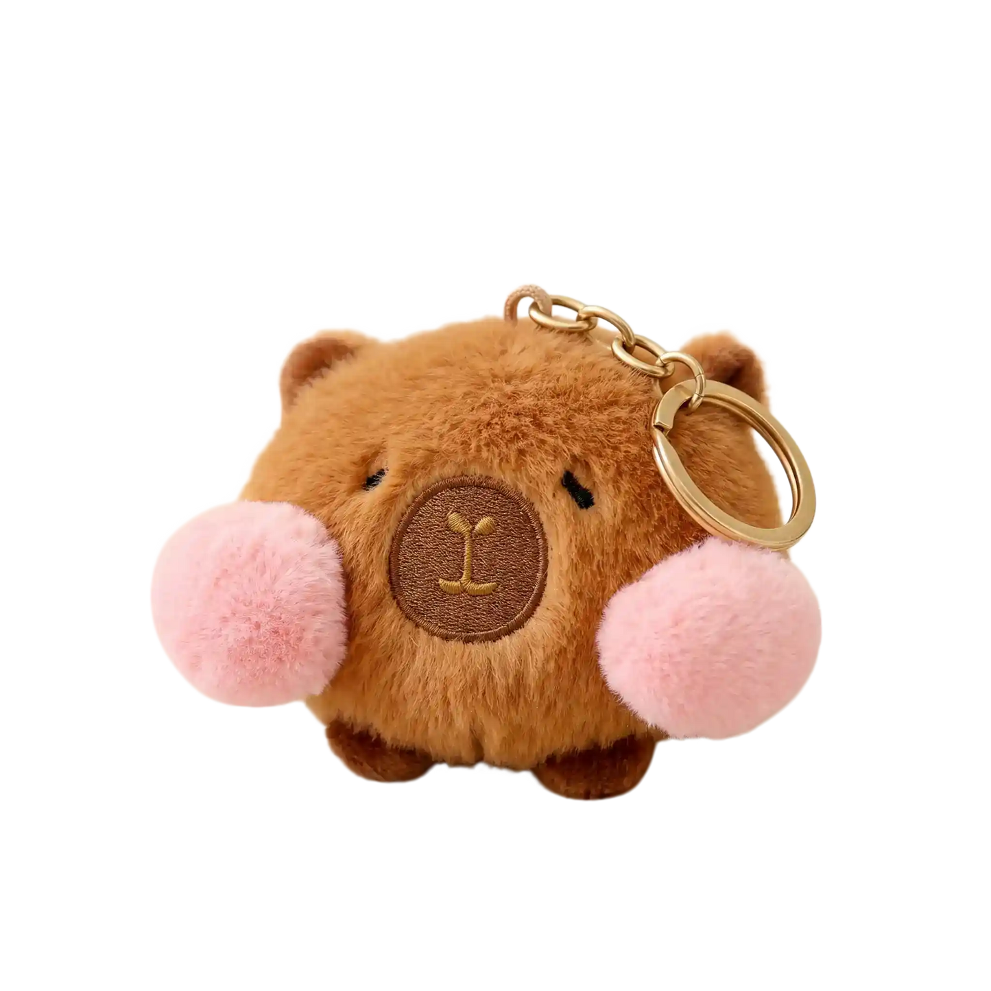 Blush Buddy Capybara Plush Keychain