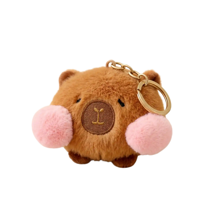 Blush Buddy Capybara Plush Keychain