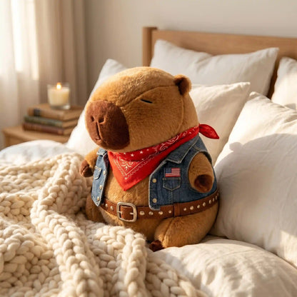Denim Rider Capybara Plush