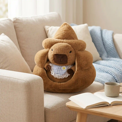 Poop Nest Capybara Plush