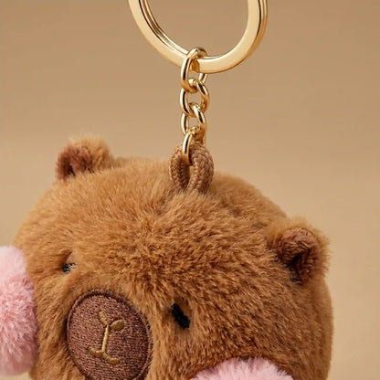 Blush Buddy Capybara Plush Keychain