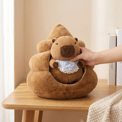 Poop Nest Capybara Plush