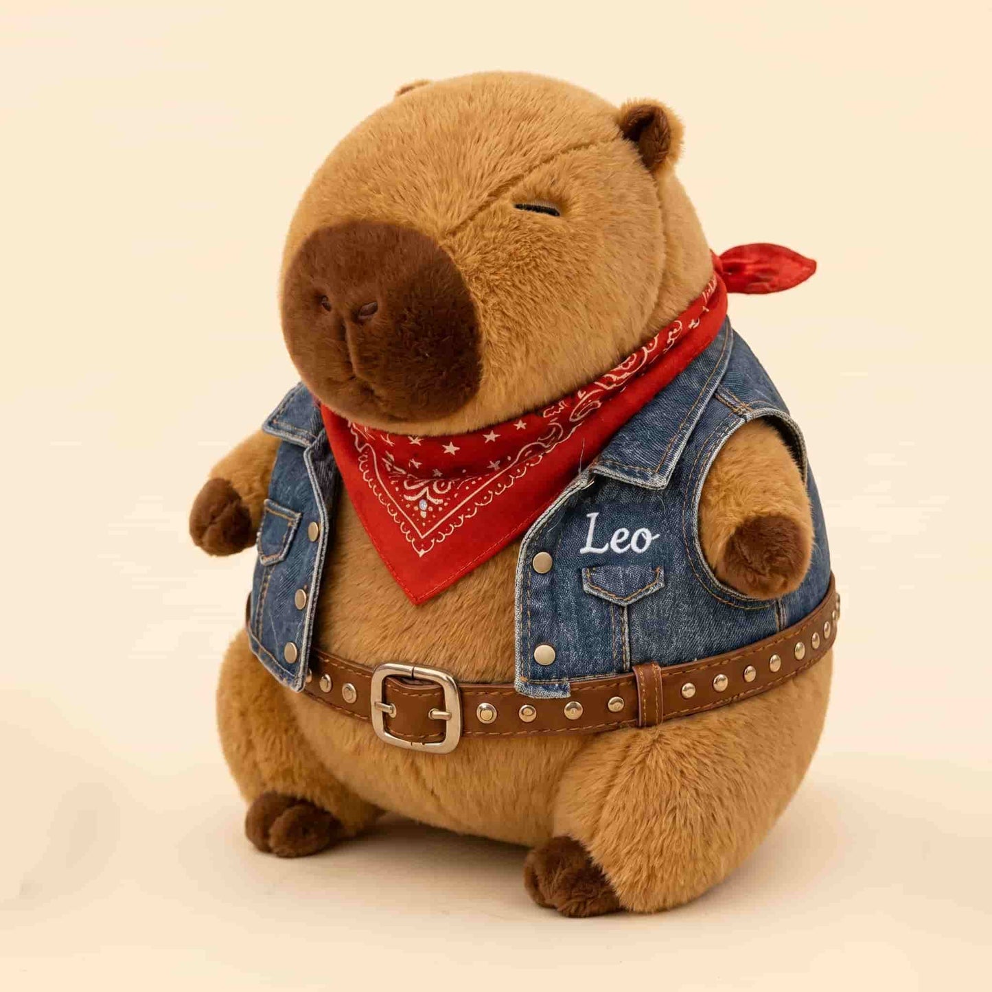 Denim Rider Capybara Plush