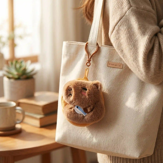 Tiny Catch Capybara Coin Purse Keychain