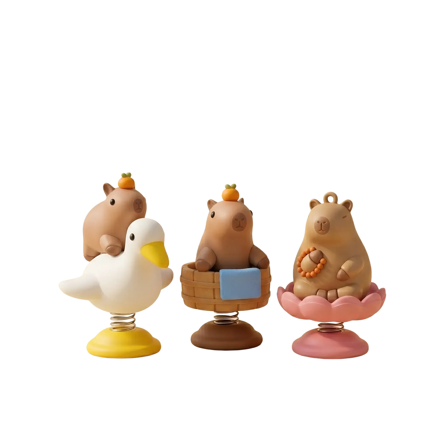 Wobble Buddy Capybara Spring Figurine