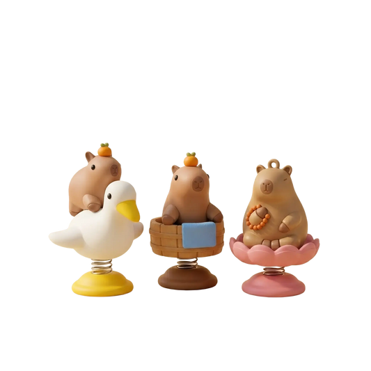 Wobble Buddy Capybara Spring Figurine