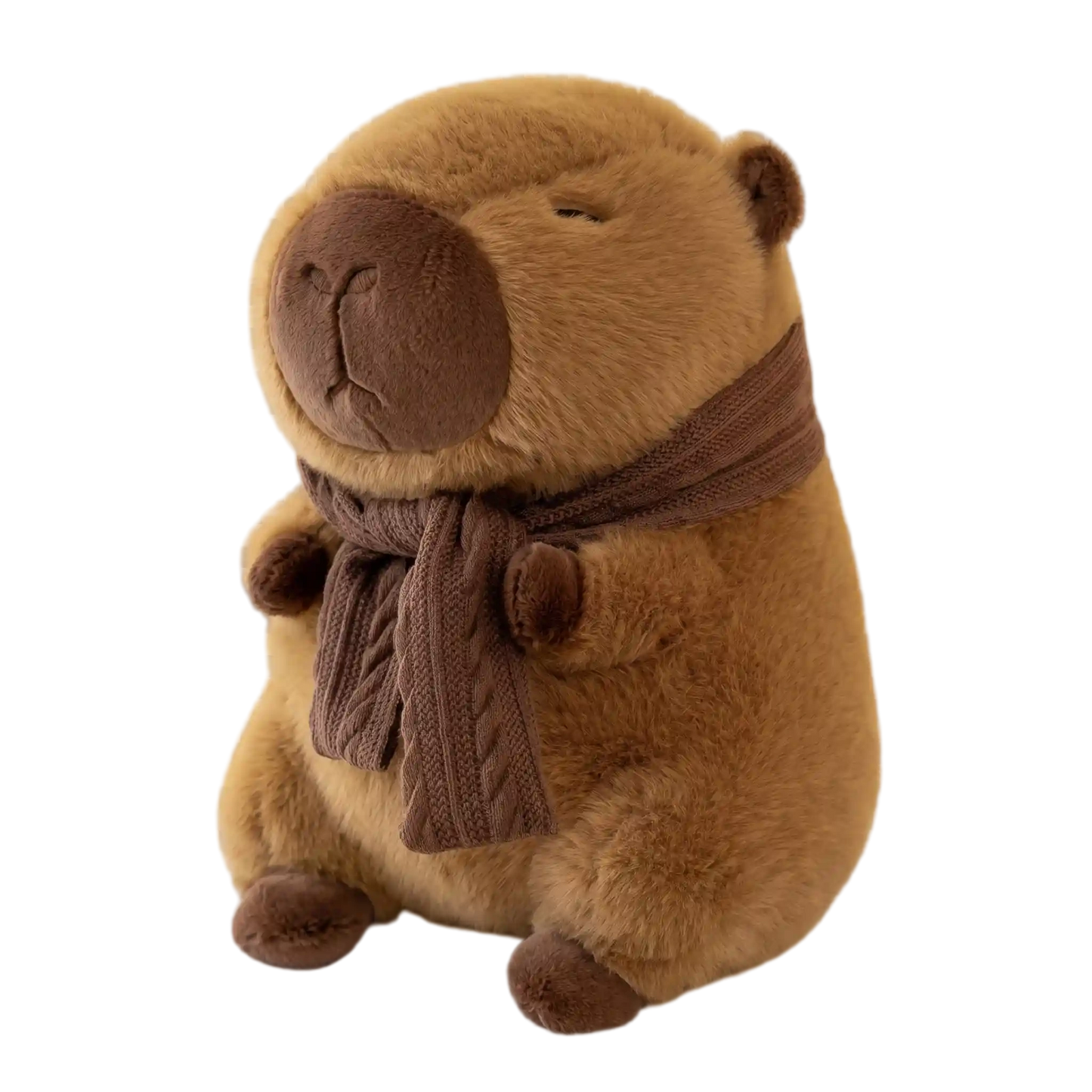 Cozy Scarf Capybara Plush