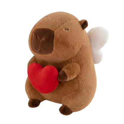 Heart Hug Capybara Plush