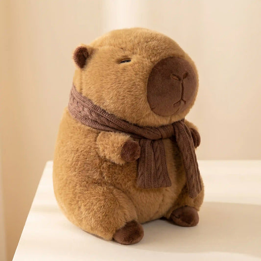 Cozy Scarf Capybara Plush