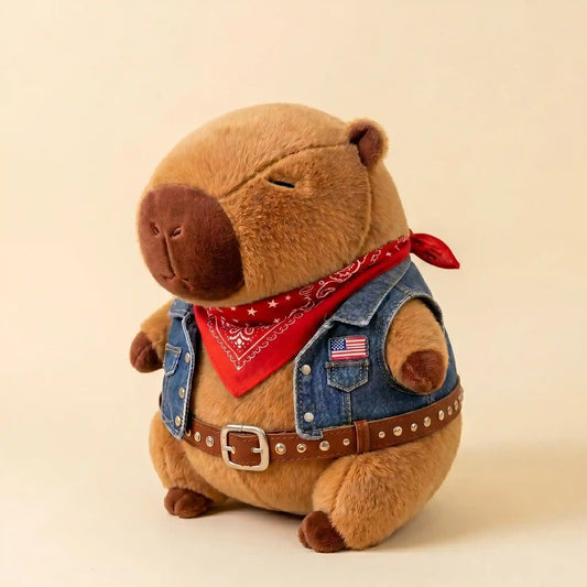 Denim Rider Capybara Plush