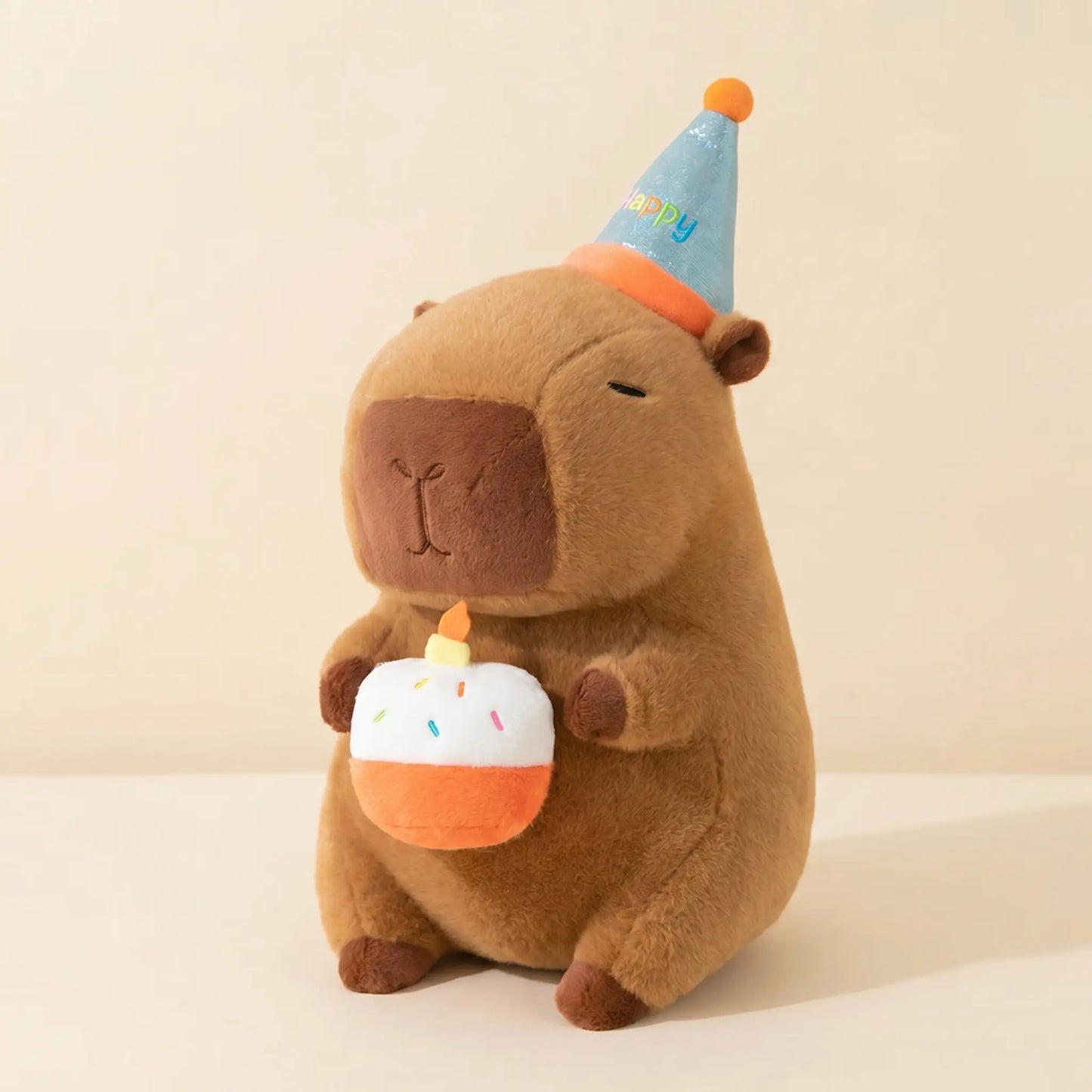 Birthday Cake Capybara Plush
