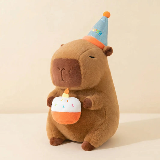 Birthday Cake Capybara Plush