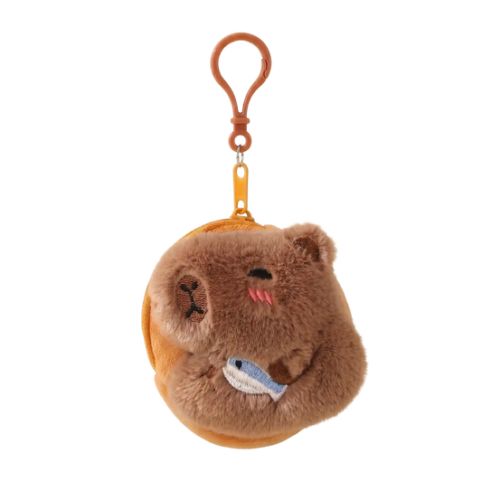 Tiny Catch Capybara Coin Purse Keychain
