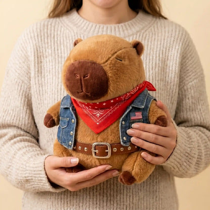 Denim Rider Capybara Plush
