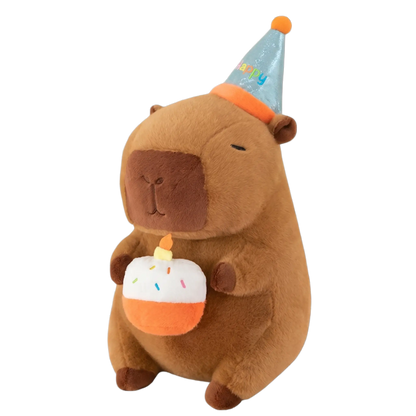Birthday Cake Capybara Plush