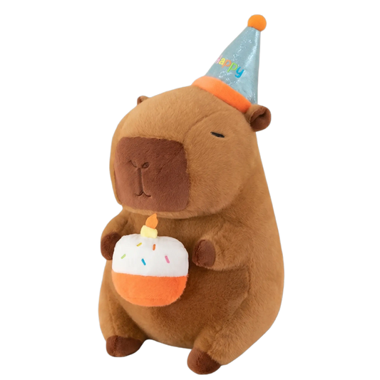 Birthday Cake Capybara Plush