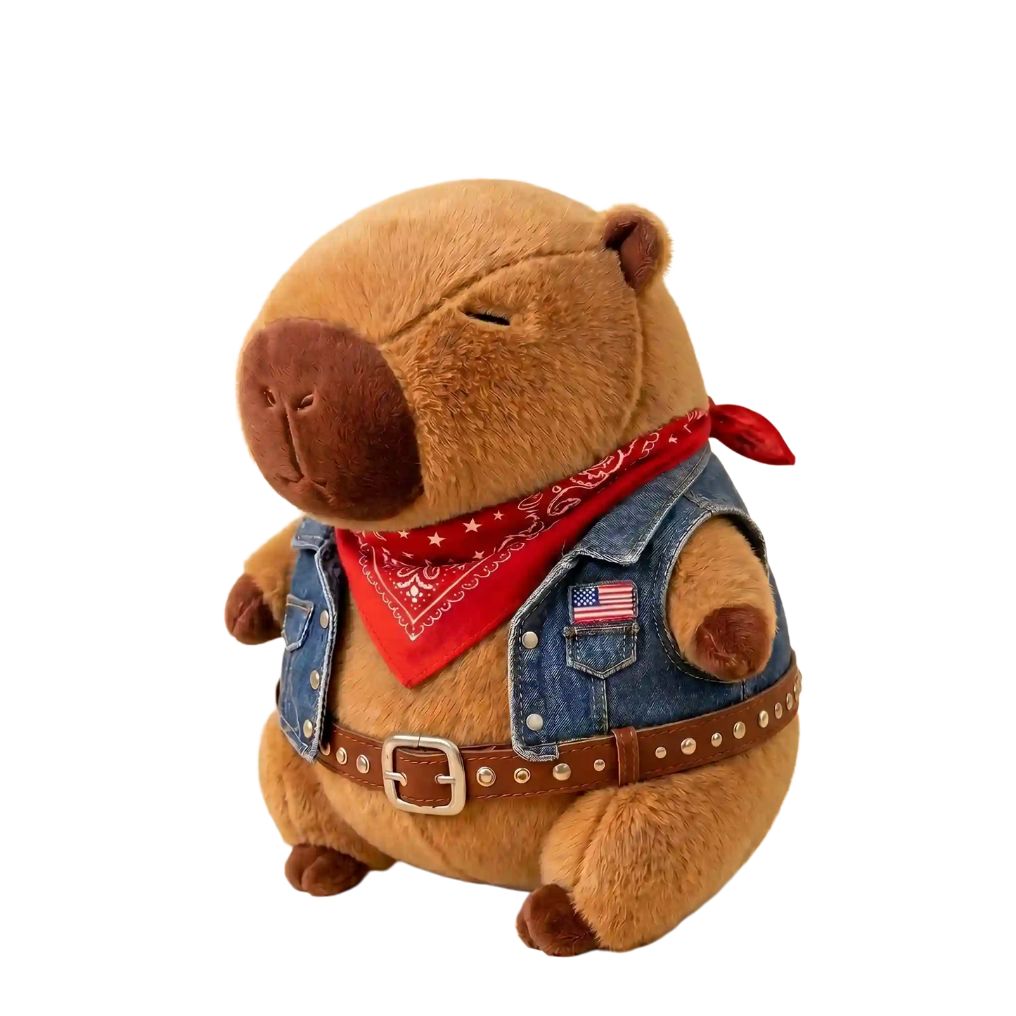 Denim Rider Capybara Plush
