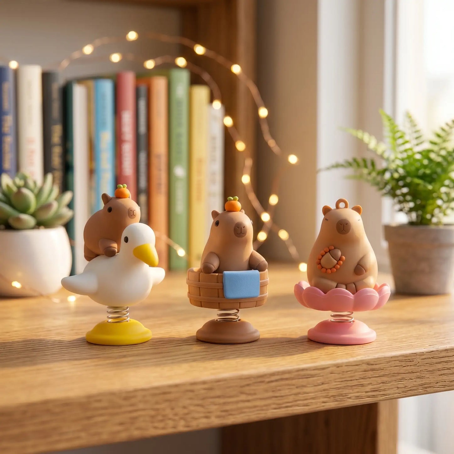 Wobble Buddy Capybara Spring Figurine