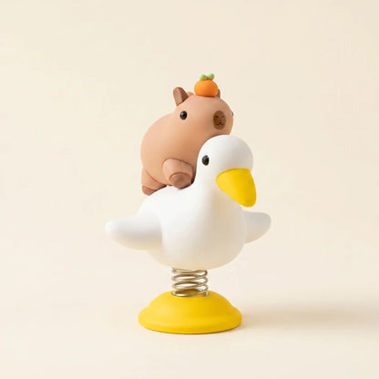 Wobble Buddy Capybara Spring Figurine