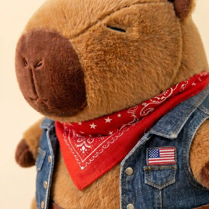 Denim Rider Capybara Plush